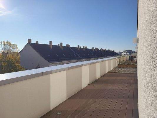 Südseite der Terrrasse