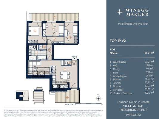 Grundriss Top 19 - V2