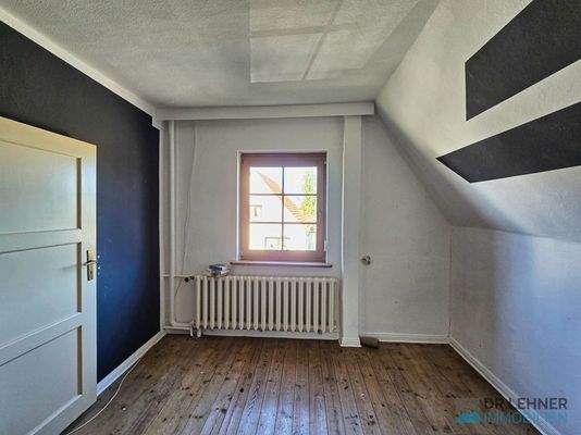 Ein Dachgeschosszimmer