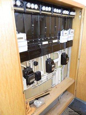 Zählerschrank im Erdgeschoß