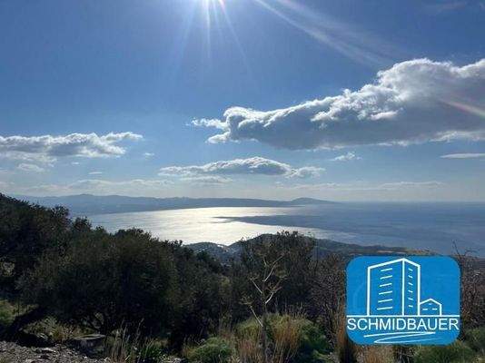 Südkreta - Melambes: Grundstück mit Baugenehmigung
