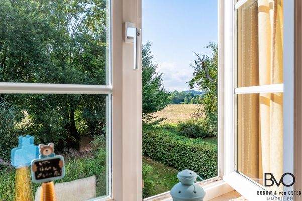 Ausblick aus dem Dachgeschoss