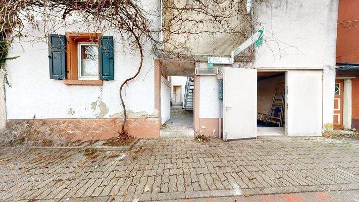 Seitenansicht - Garage