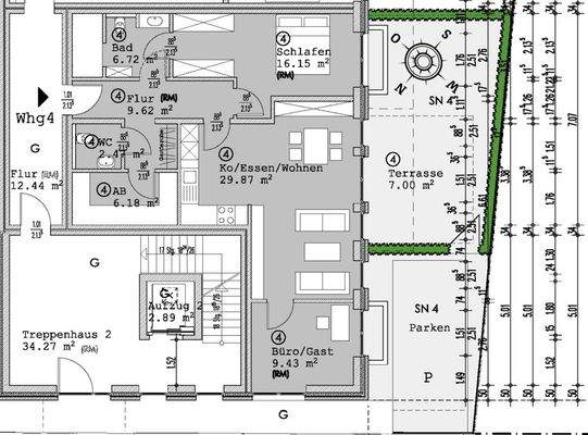 Grundriss Whg. 4