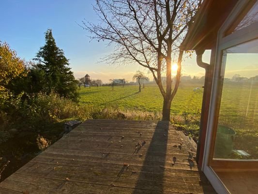 Ausblick von der Terrasse