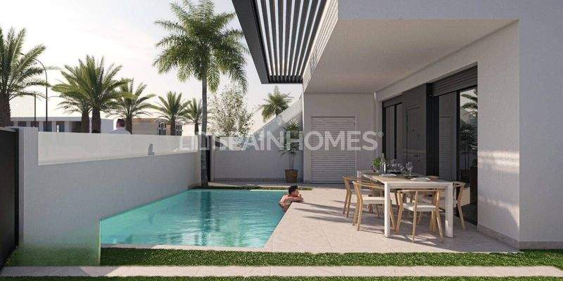 Flats with Private Pools near the Beach in San Pedro Murcia