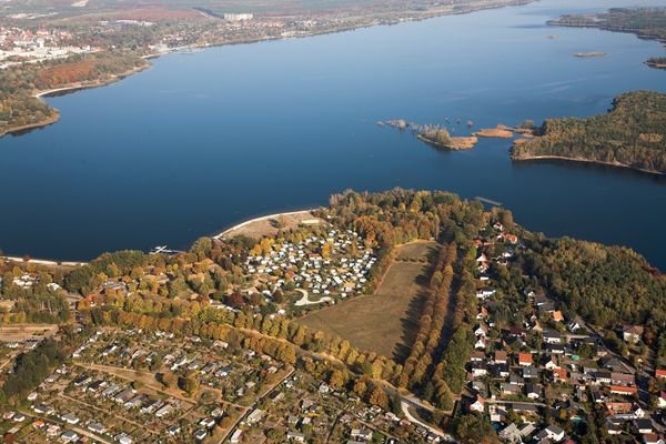 Senftenberger See aus der Luft