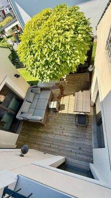 separate Wohlfühlterrasse