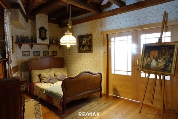 Schlafbereich im Wohnzimmer