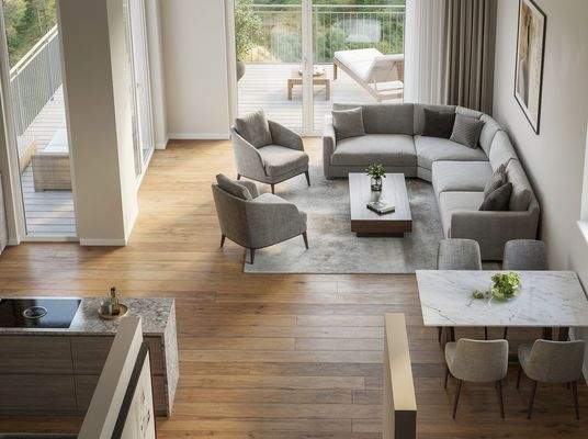 Wohn Essbereich Einrichtungsbeispiel