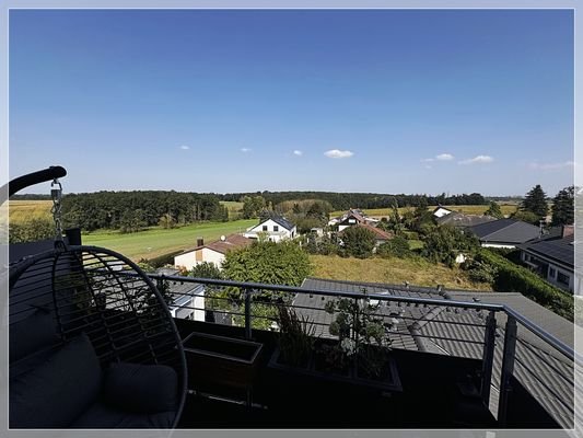 Weitblick vom Balkon