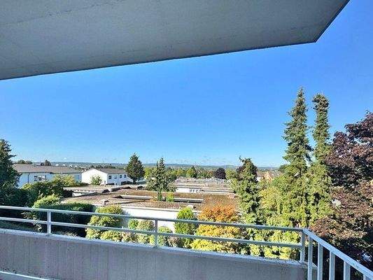 Ausblick vom Balkon