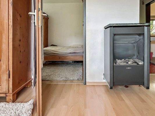 Gasofen in Kaminoptik