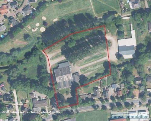 Grundstück Vogelperspektive