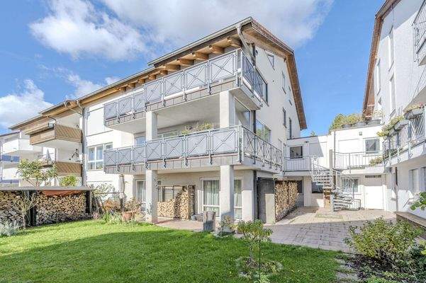 Hausansicht vom Garten