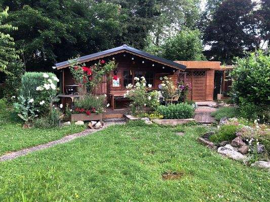 Gartenhaus mit Anbau