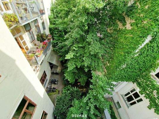 Blick in den Innenhof