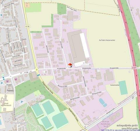 Dormagen Halle, Dormagen Hallenfläche