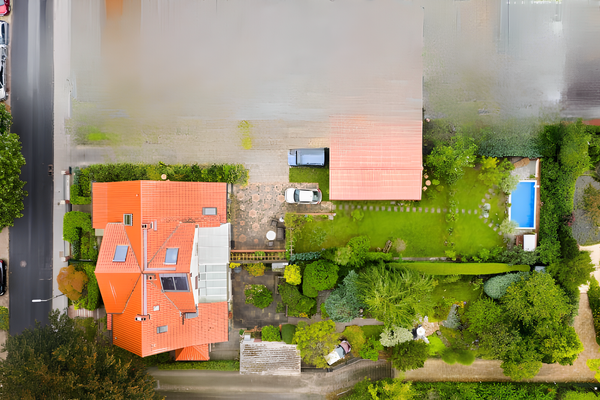 Vogelperspektive Grundstück