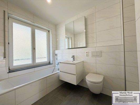 Blick in das Badezimmer