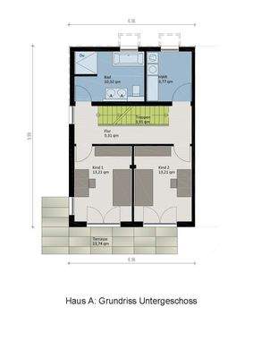 Grundriss Haus A-UG