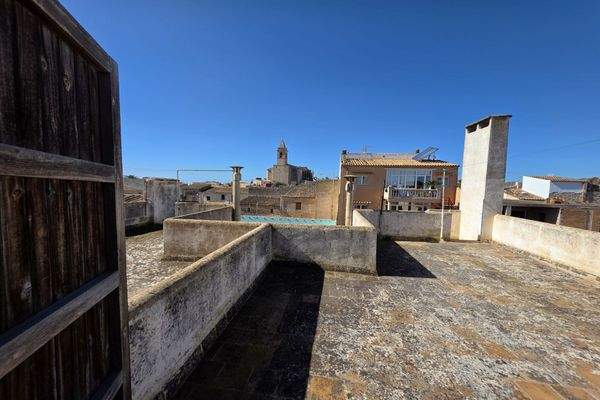 Eine von zwei Terrassen 