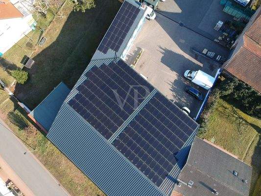 Drohnenansicht von oben