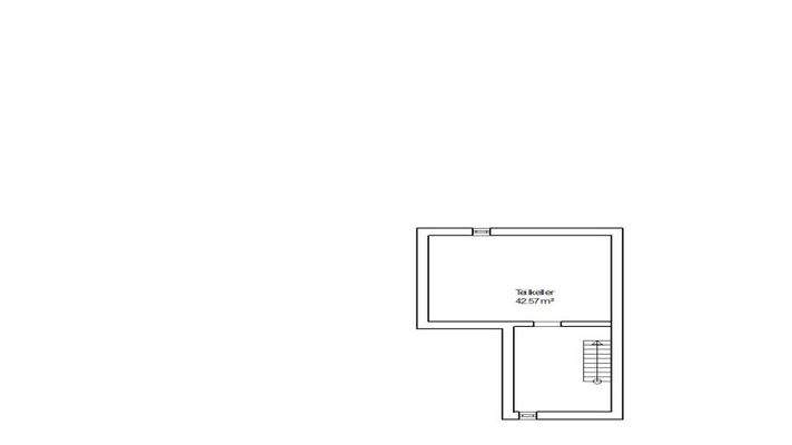 Grundriss Teilkeller