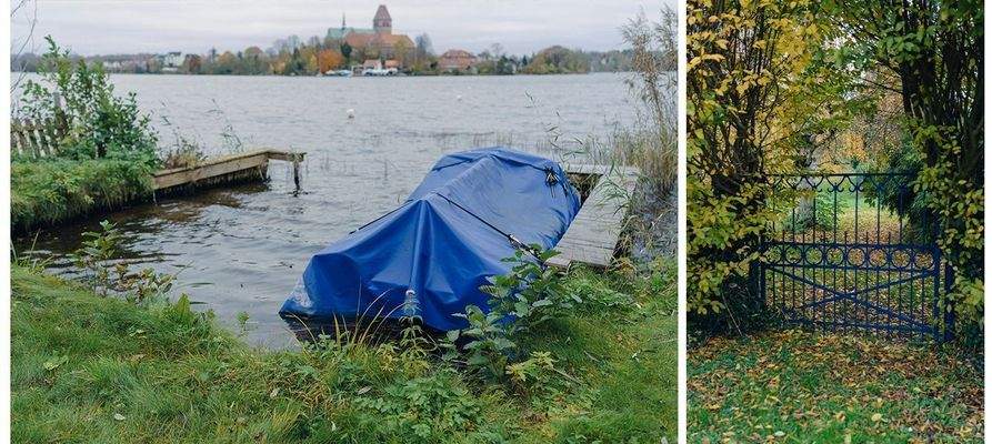 Bootsanleger und Zugang zum Grundstück