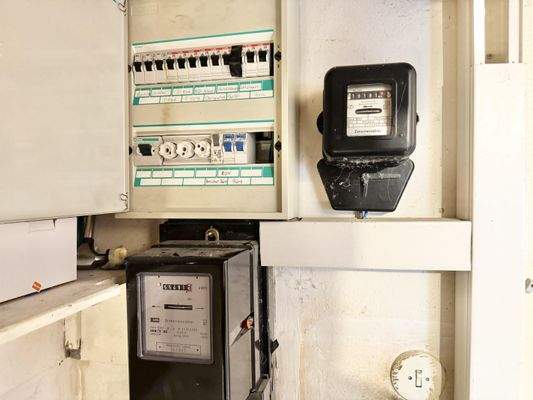 Sromzähler und Sicherungskaten