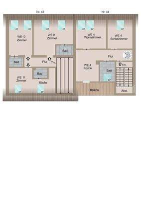 Grundriss Dachgeschoss