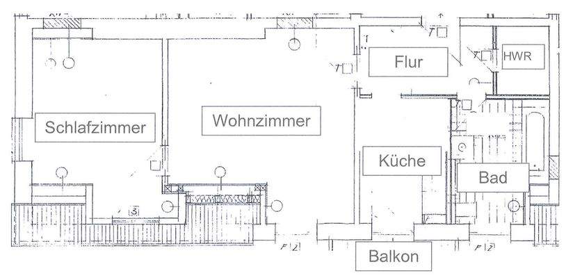 Wohnungsgrundriss