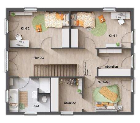 Variante 5.2 Grundriss OG