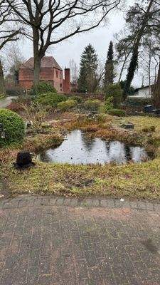 Garten mit Teichanlage