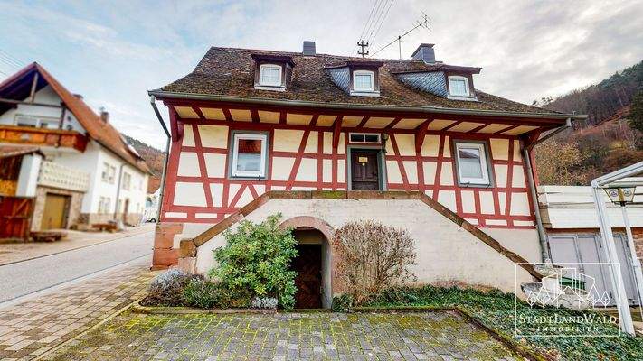 Fachwerkhaus-Außenansicht