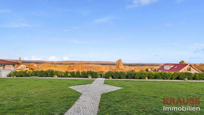 Aussicht Garten und Balaton