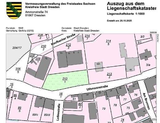 Ausschnitt Flurkarte