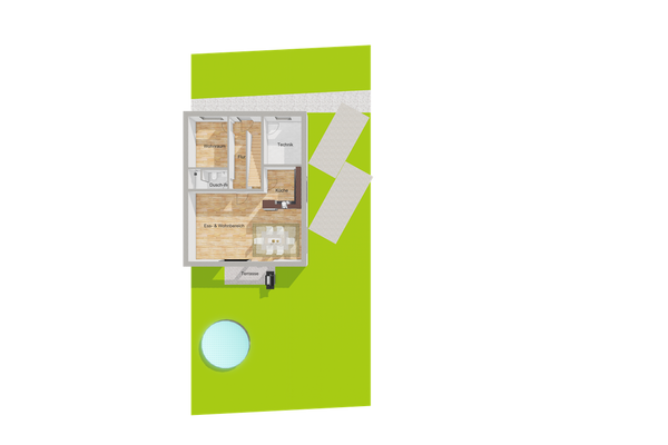 Draufsicht - Grundstück