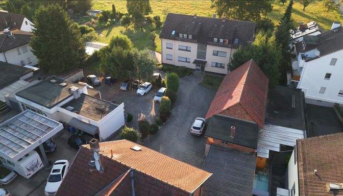 Flugansicht Innenhof