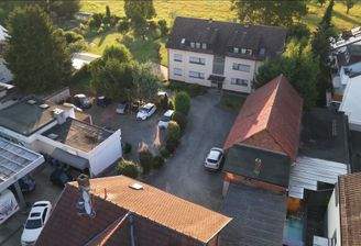 Flugansicht Innenhof