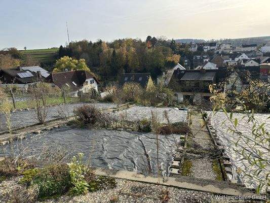 Ausblick über den Garten