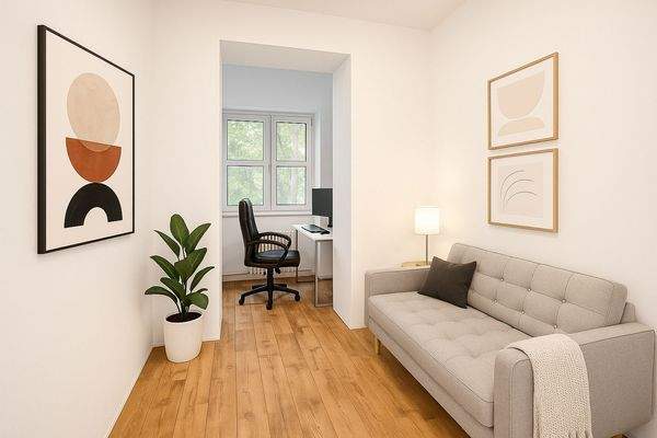 Visualisierung Arbeits- oder Gästezimmer