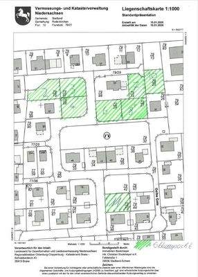 Flurkarte neu markiert