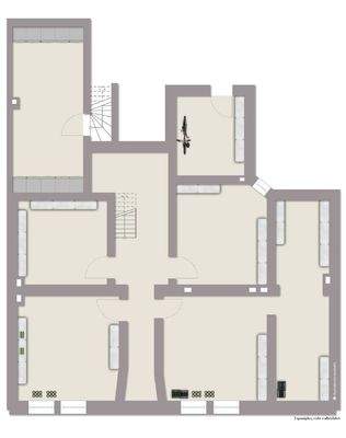 Grundriss Nebengebäude Erdgeschoss