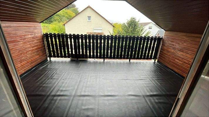 Loggia mit neuer Abdichtung