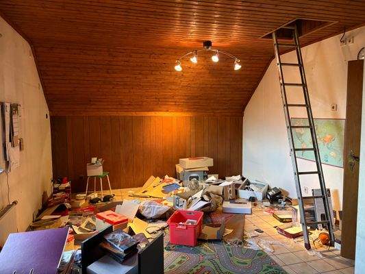 DG - Zimmer mit Luke Spitzboden