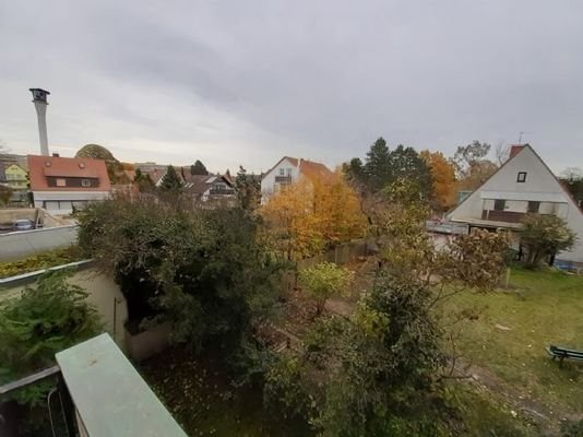 Ausblick vom Balkon