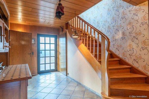 Stilvolle Holztreppe