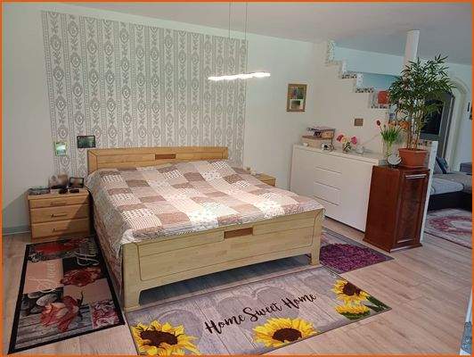 Schlafen mit Wohnen Kombi