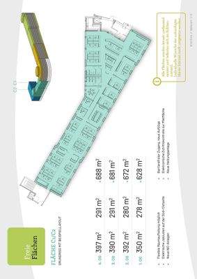 Grundriss Flächen C1 + C2